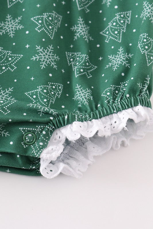Christmas Tree Bubble Romper