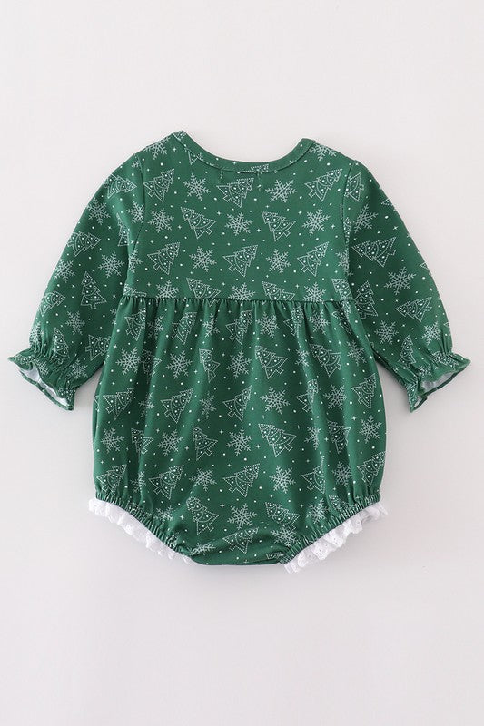 Christmas Tree Bubble Romper