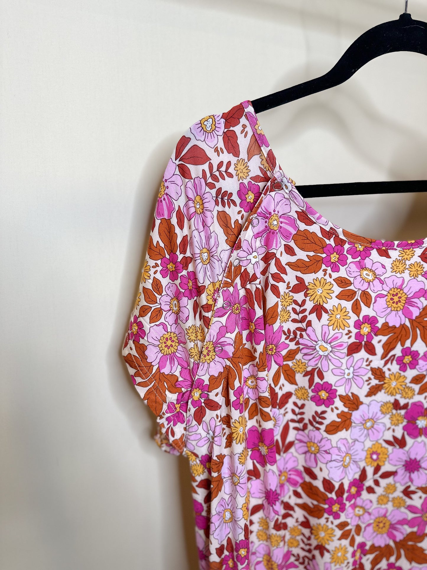 Wild Child Flower Mommy Labor Delivery Gown