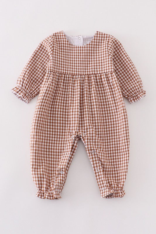 Gingham Romper