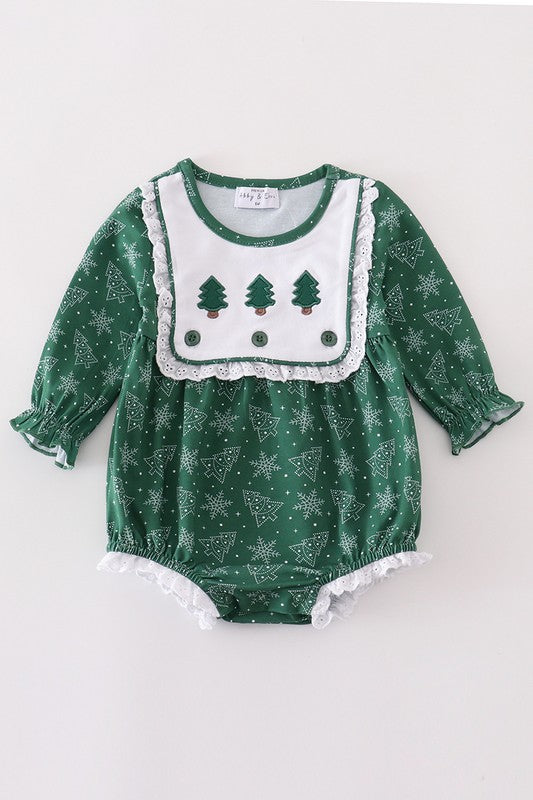 Christmas Tree Bubble Romper